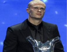 168娱乐-哈兰德荣获欧足联年度最佳男子选手奖 战胜梅西和凯文·德布劳内获奖