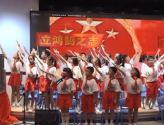 广州先烈东教育集团学子激情朗诵 绽放国庆经典