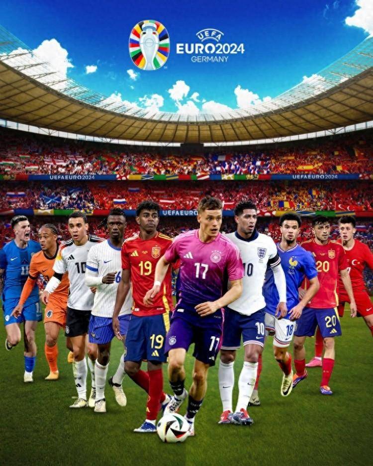 168娱乐-青年才俊登上大赛舞台欧洲杯海报：下一代准备主宰2024欧洲杯